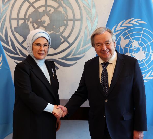 Emine Erdoğan’ın New York temasları