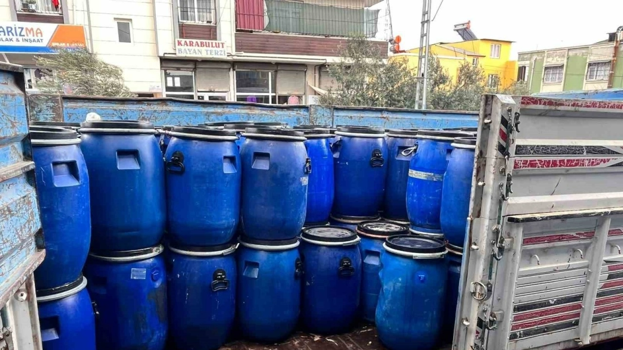 Adana’da 14 bin 300 litre sahte akaryakıt ele geçirildi