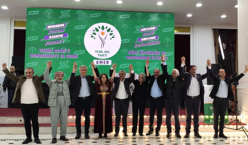 Urfa'da Yeşil Sol Parti'nin seçim bürosu açılışında 12 gözaltı