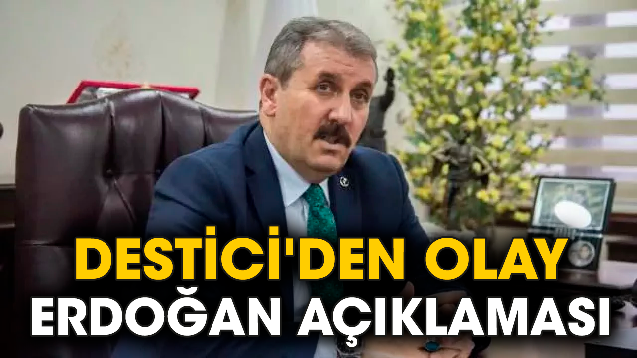 Destici'den olay Erdoğan açıklaması