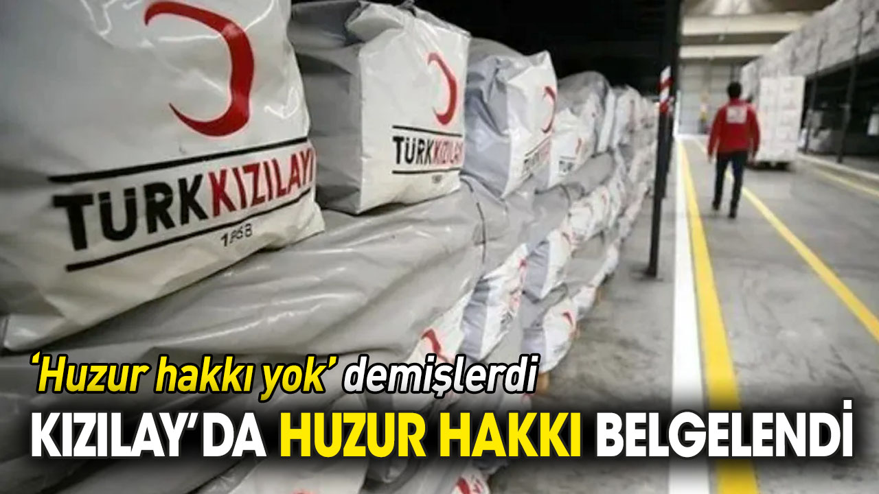Kızılay'da 'huzur hakkı' belgelendi