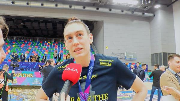 Finalde 35 sayı ile rekor kıran MVP Stewart DHA'ya konuştu