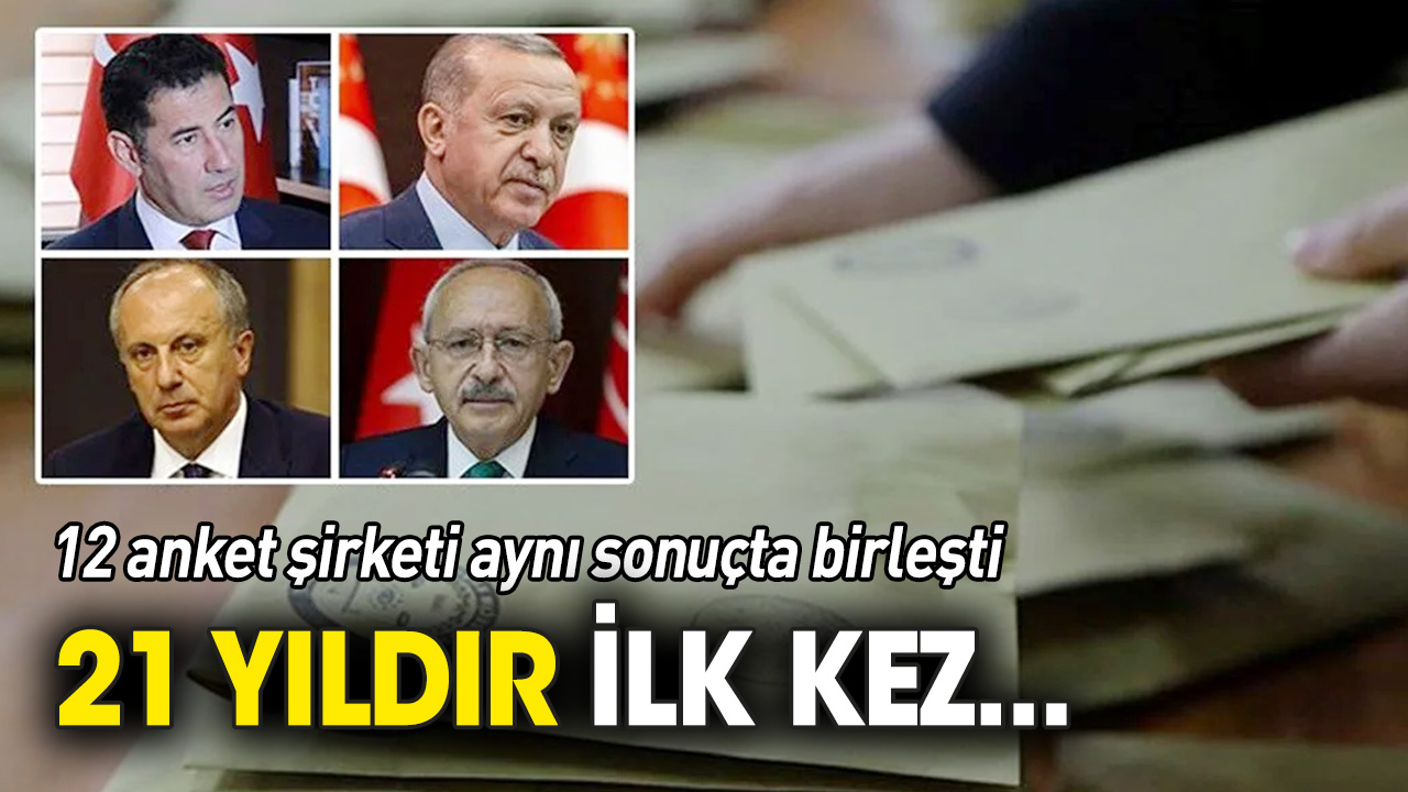 12 anket şirketi aynı sonuçta birleşti: 21 yıldır ilk kez...