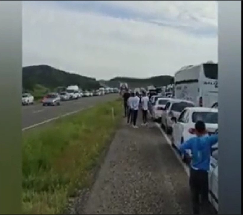 Trafikte "Erdoğan" krizi