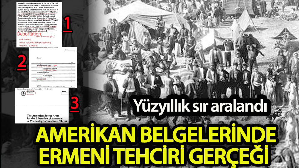 Amerikan belgelerinde Ermeni Tehciri gerçeği