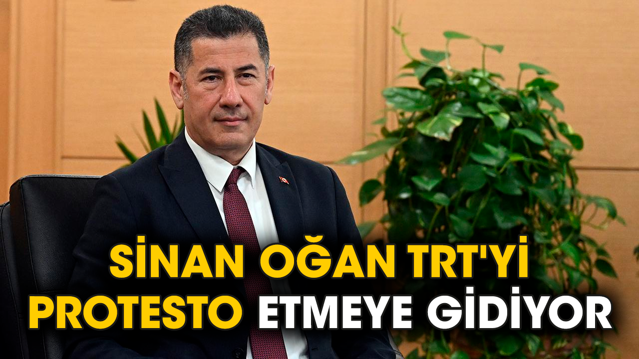 Sinan Oğan TRT'yi protesto etmeye gidiyor