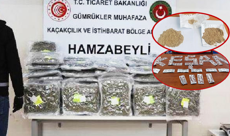 Edirne'de dev uyuşturucu operasyonu