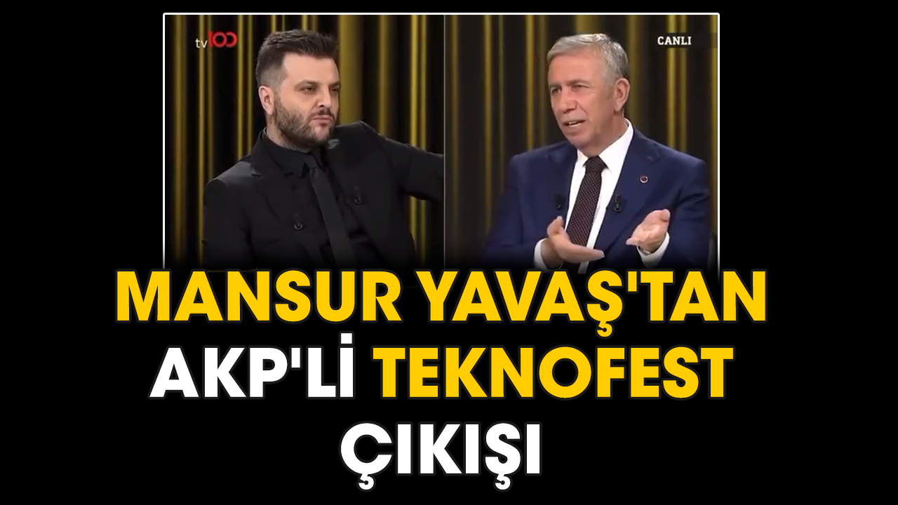 Mansur Yavaş'tan AKP'li Teknofest çıkışı