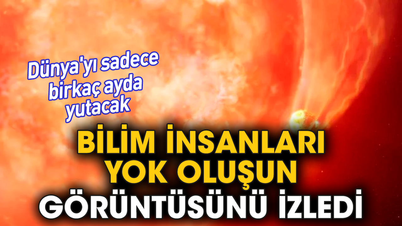 Bilim insanları yok oluşun görüntüsünü izledi: Dünya'yı sadece birkaç ayda yutacak.