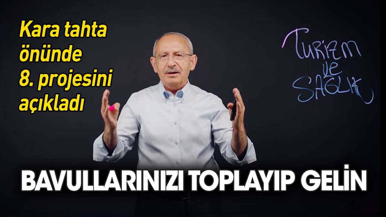 Kara tahta önünde 8. projesini açıkladı: Bavullarınızı toplayıp gelin