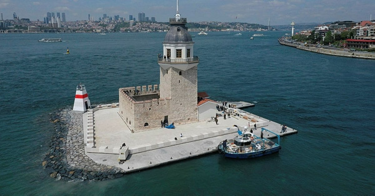 Kız kulesi bugün yeniden  açıldı