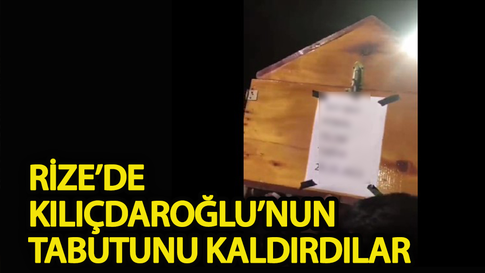 Kılıçdaroğlu’nun tabutunu kaldırdılar!