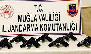 Muğla'da silah kaçakçılığı operasyon