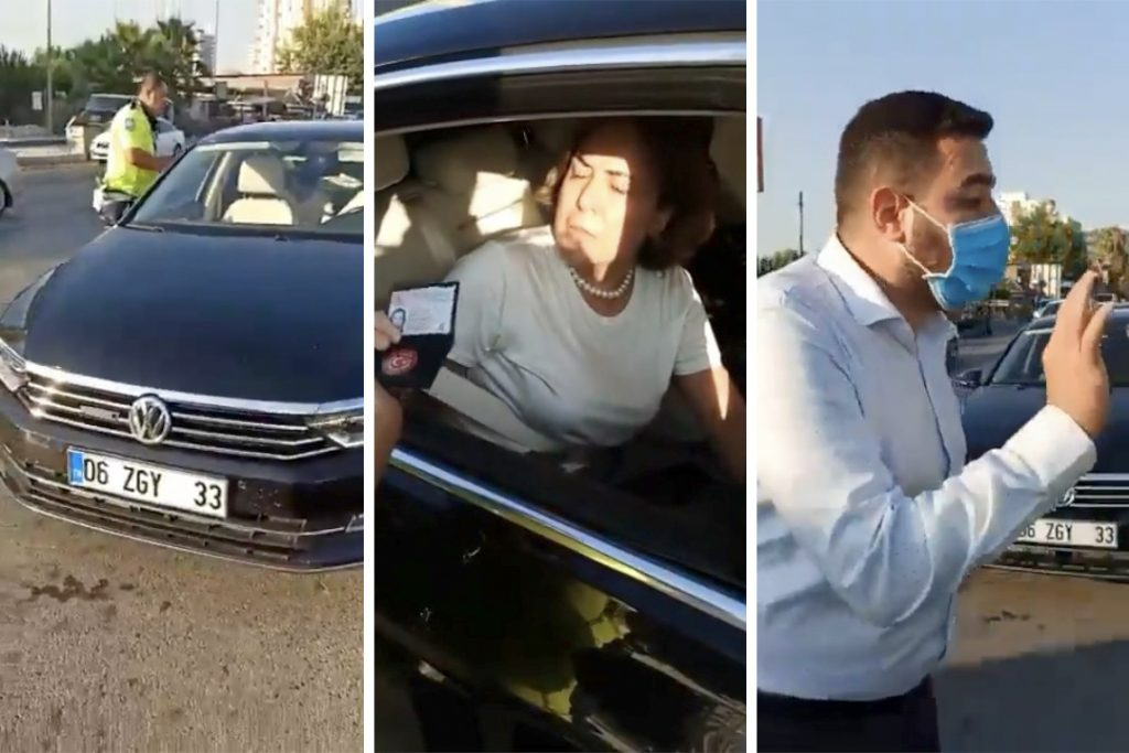 AKP'li Vekilin Polise Yaptığı Skandal Görüntüler