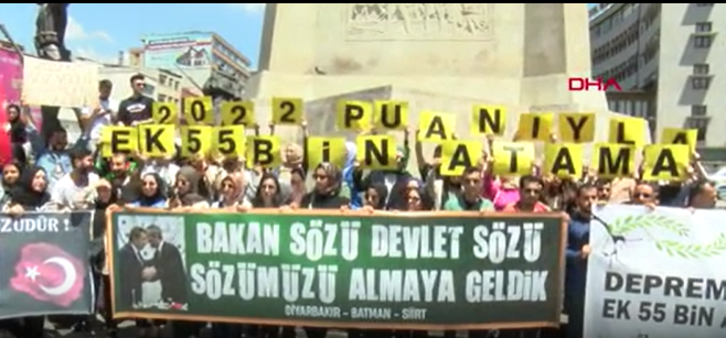 Atama yapılmayan 55 bin Öğretmene Sarıgül'den destek