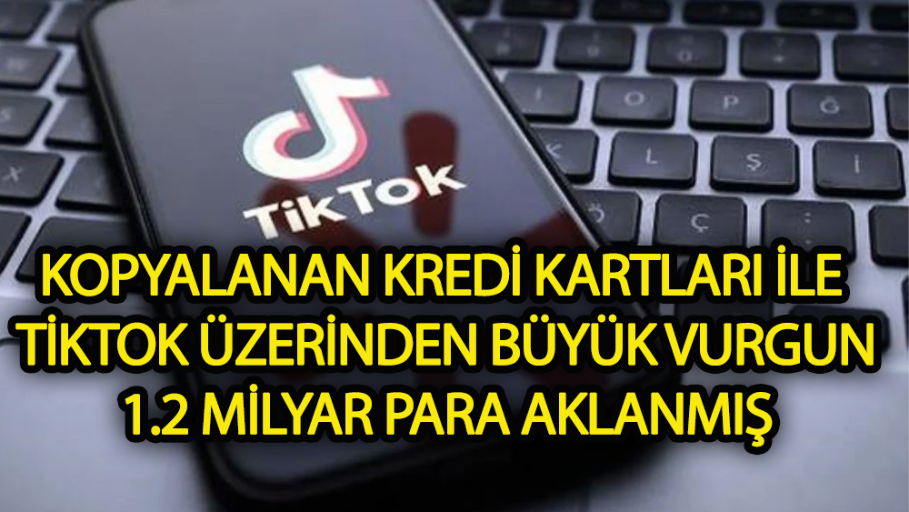 Kopyalanan kredi kartları ile TikTok üzerinden  büyük vurgun