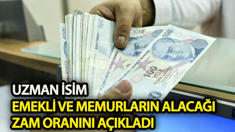 Uzman isim emekli ve memurların alacağı zam oranını açıkladı