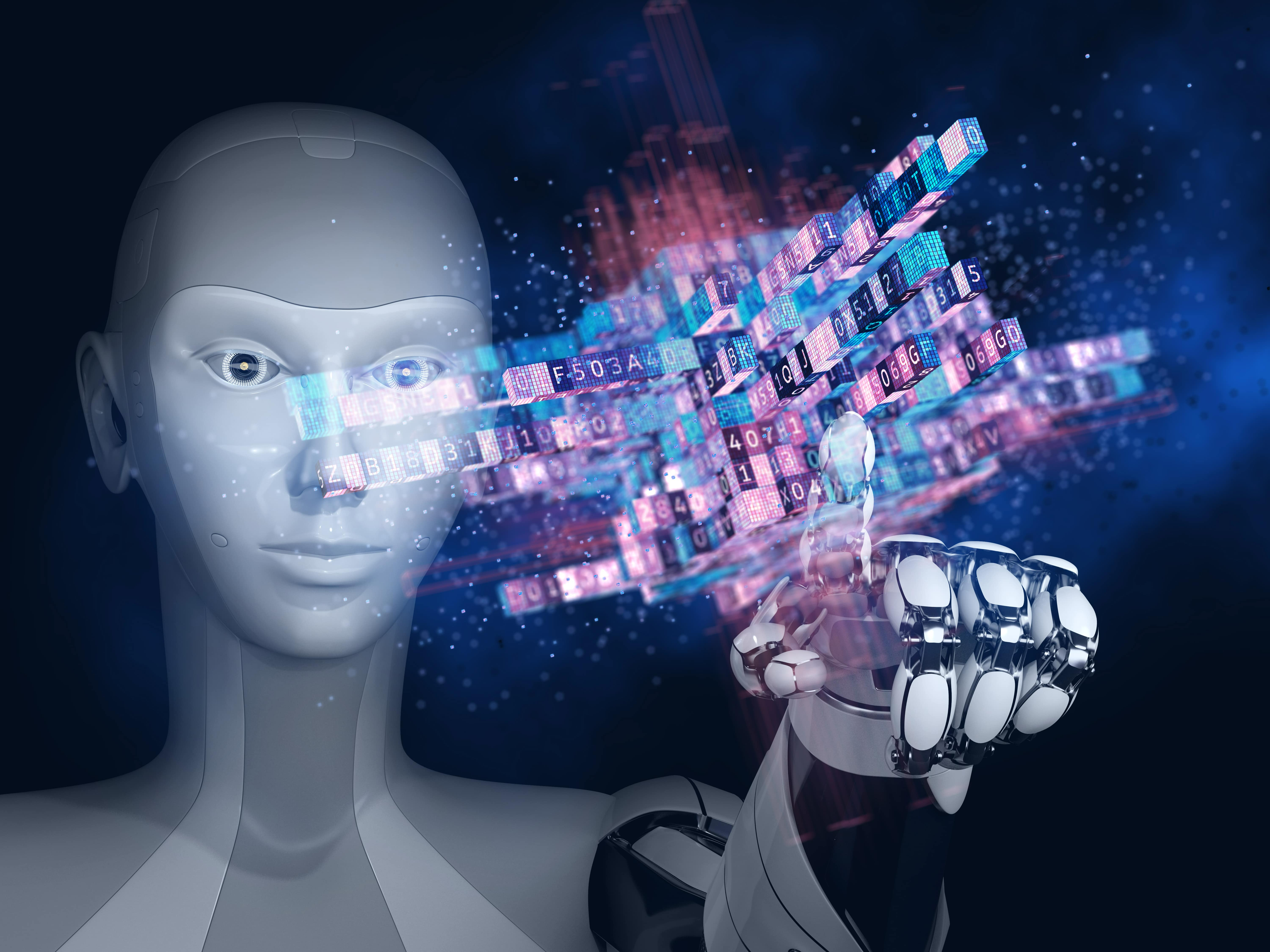 Yapay zekâ robotlarından basın açıklaması