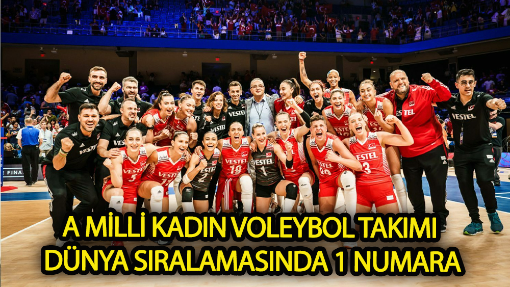 A Milli Kadın Voleybol Takımı Dünya Sıralamasında 1 Numara