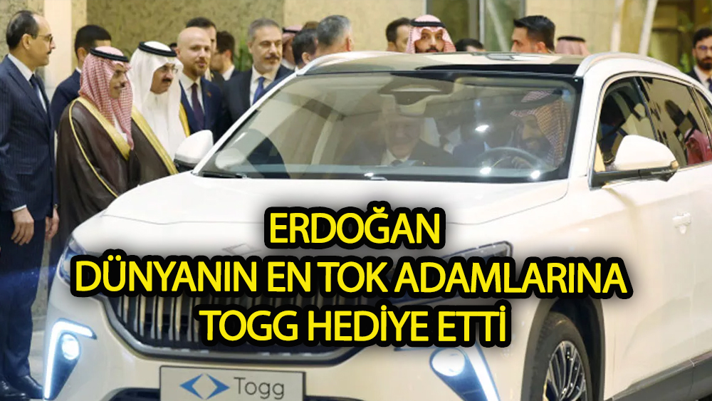 Erdoğan, Dünyanın en tok adamlarına TOGG hediye etti