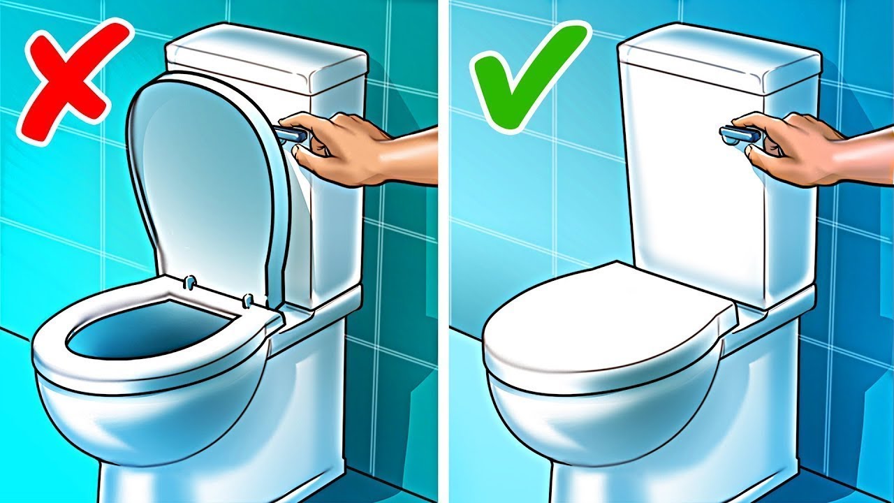 Dikkat, klozet kapağını kapatmadan asla sifona basmayın!