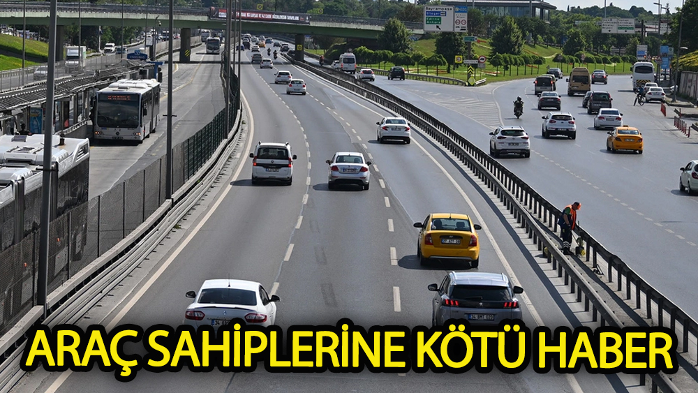 Araç Sahiplerine Kötü Haber