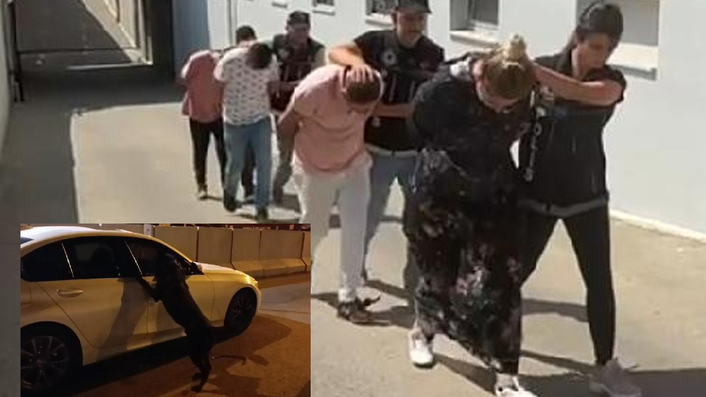 Esrarla yakalanan 4 şüpheli  birbirini suçladı