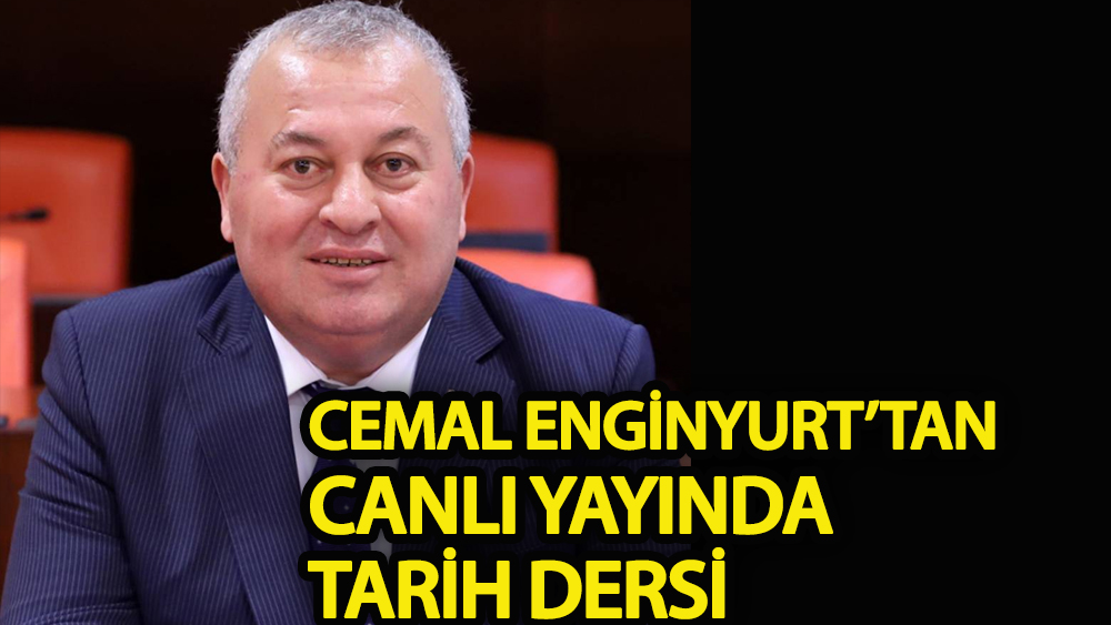 Cemal Enginyurt’tan canlı yayında tarih dersi