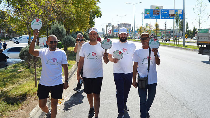İl olmak için Ankara'ya yürüyorlar