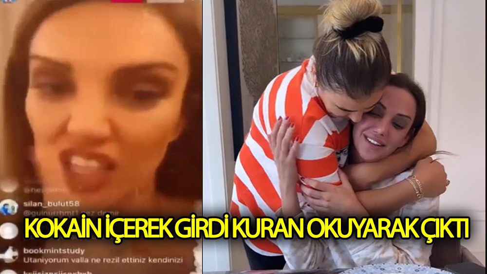 Sıla Doğu kokain içerek girdi! Kuran okuyarak çıktı