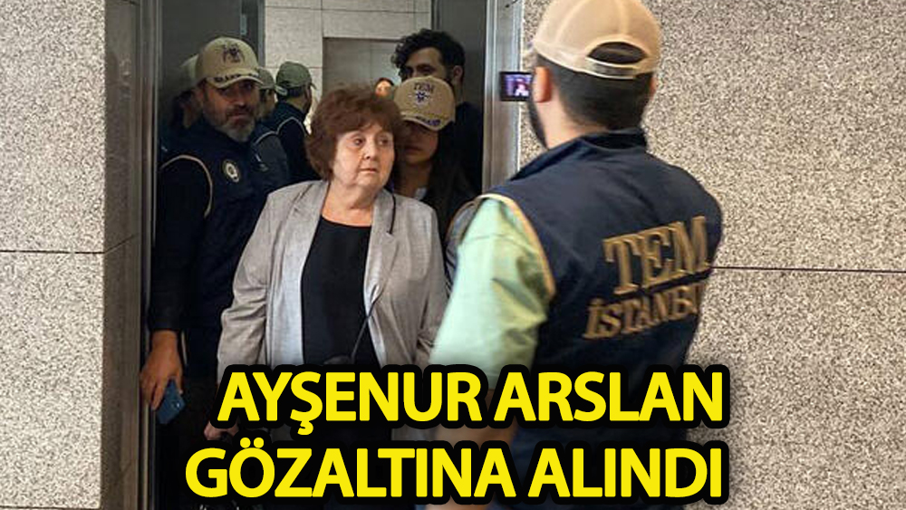 Ayşenur Arslan gözaltına alındı