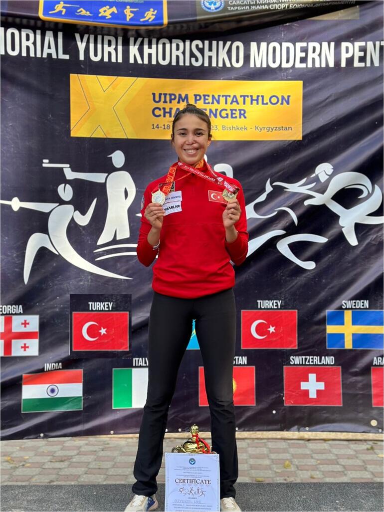 Milli Sporcumuz İlke Özyüksel’e Altın Madalya!