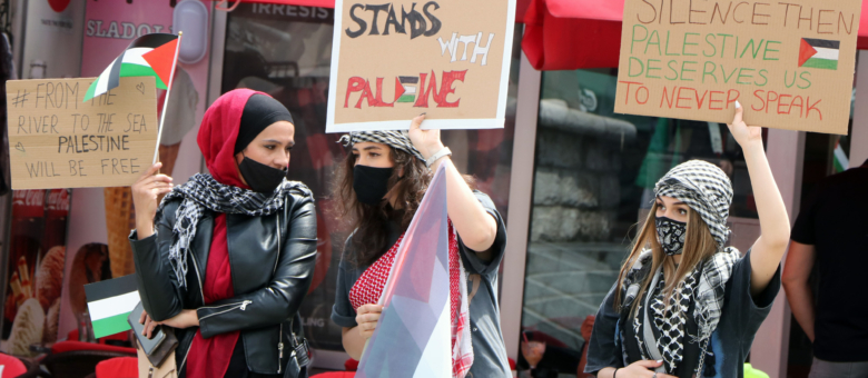 Bosna Hersek Gazze'ye yönelik saldırıları protesto etti