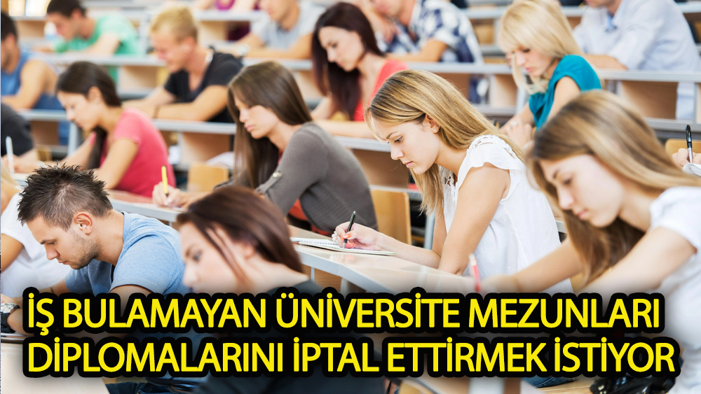 Üniversite diploması olanlara iş engeli