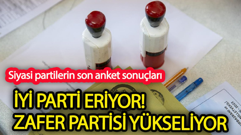 Bu pazar seçim olsa partilerin oy oranı