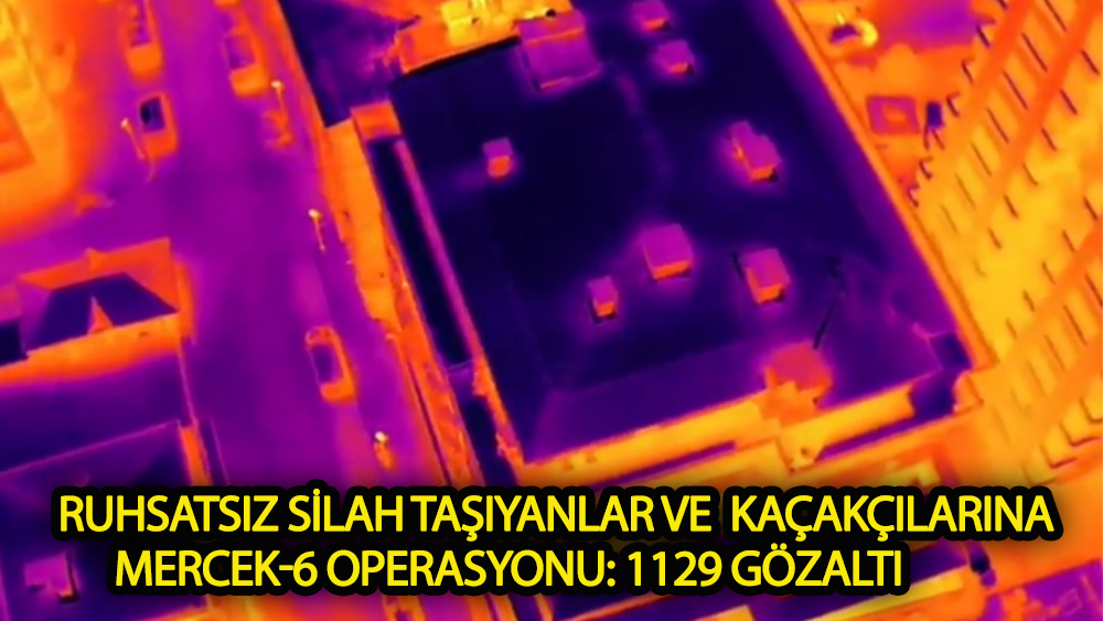 Ruhsatsız silah taşıyanlar ve  kaçakçılarına operasyon