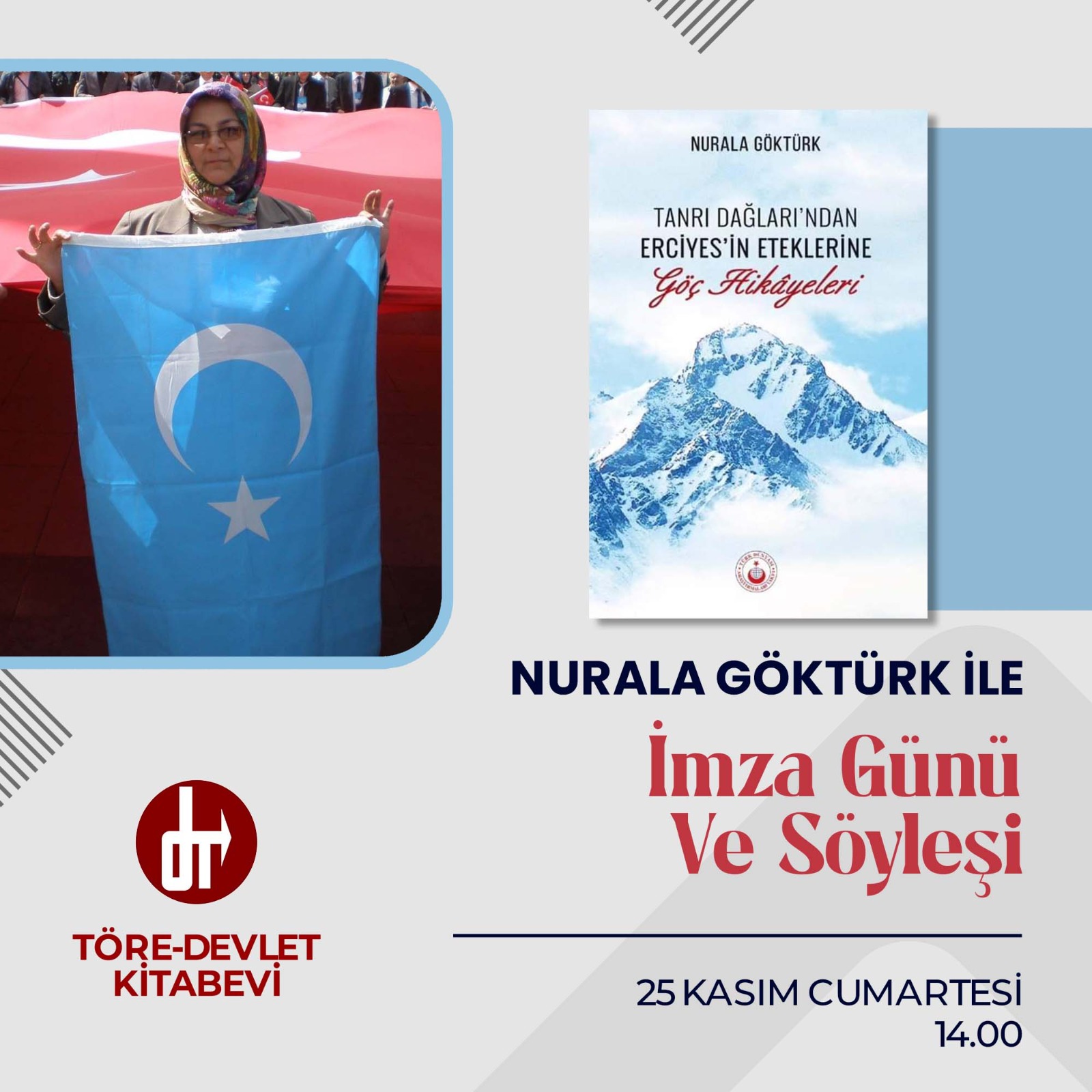 Tanrıdağları'ndan Erciyes'e göç hikayeleri imza günü