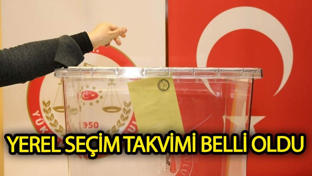 Yerel seçim takvimi Resmi Gazete'de yayımlandı