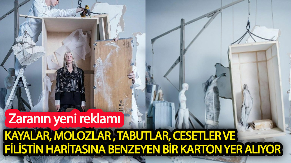 Zara son reklamında Gazze ile alay etti