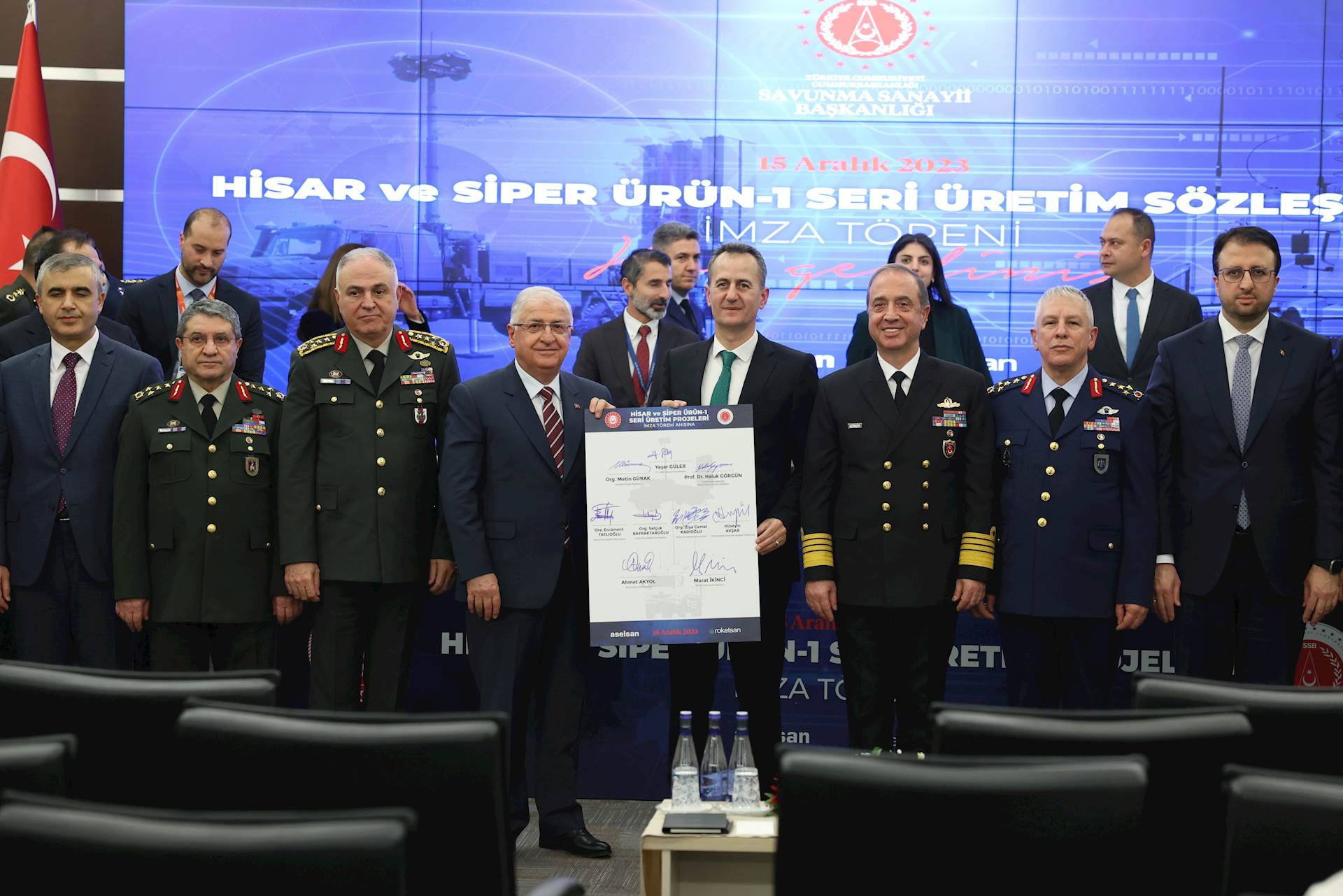 SİPER Ürün-1 ve HİSAR Projeleri için imza töreni