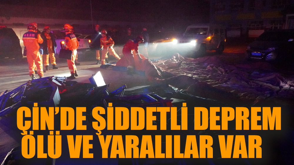 Çin'de şiddetli deprem meydana geldi