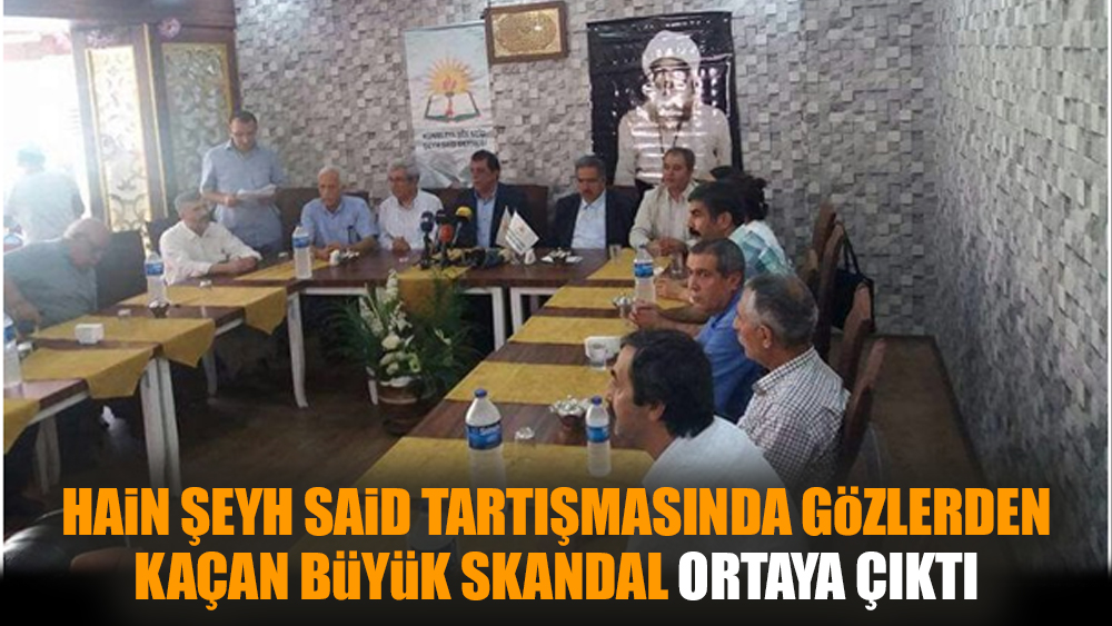 Hain Şeyh Said tartışmasında gözlerden kaçan büyük skandal ortaya çıktı