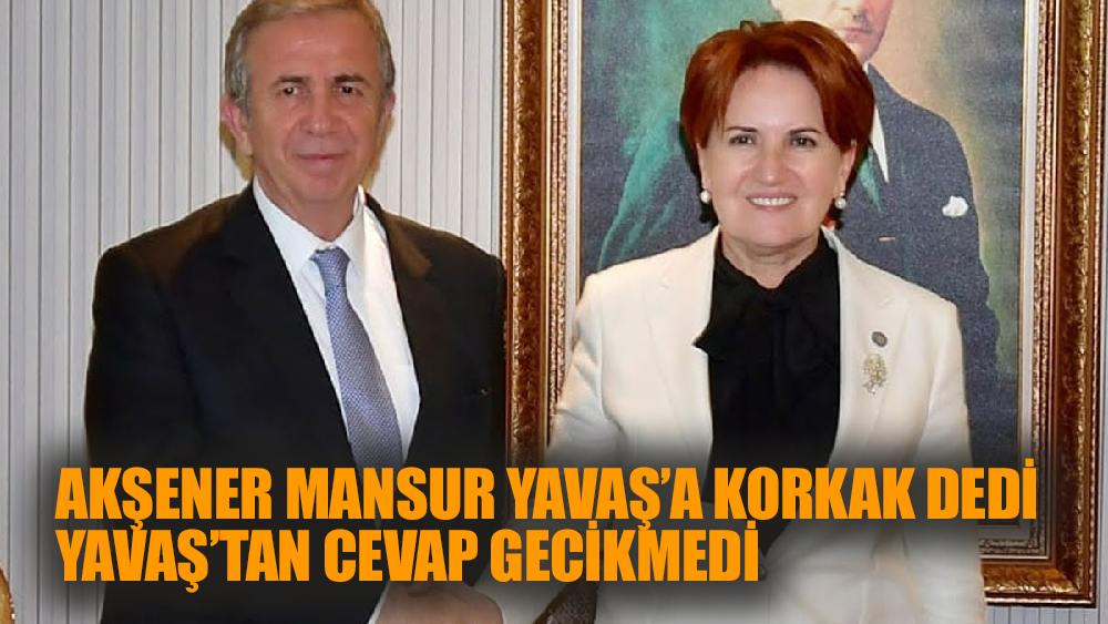Mansur Yavaş'tan Meral Akşener'e cevap