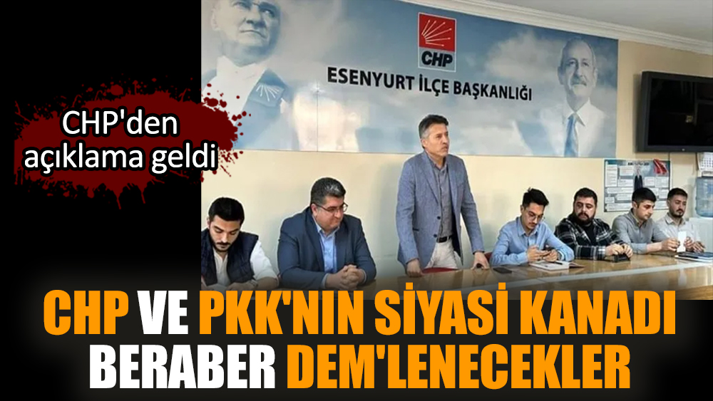 CHP ve PKK'nın siyasi kanadı beraber DEM'lenecekler