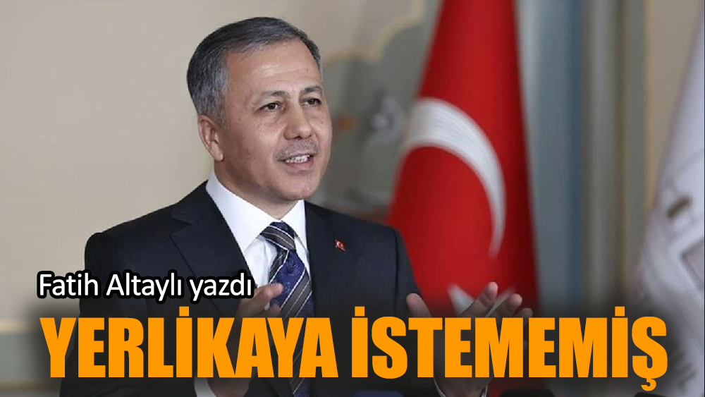 Yerlikaya, aday olursam sözümü yemiş olacağım