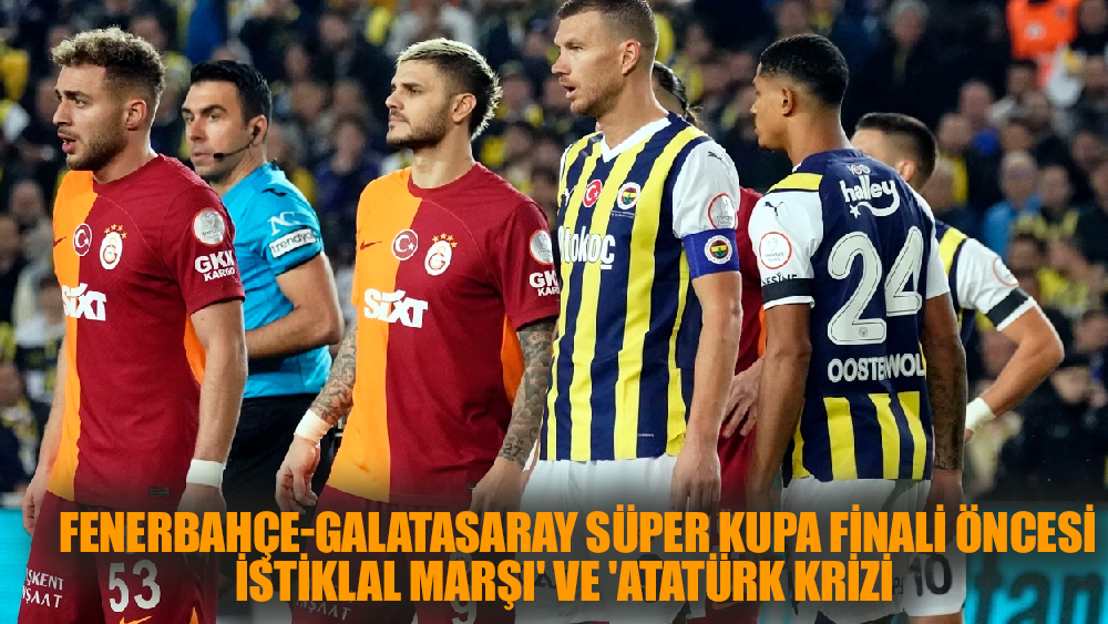 Arabistan'da maç öncesi İstiklal Marşı ve  Atatürk krizi