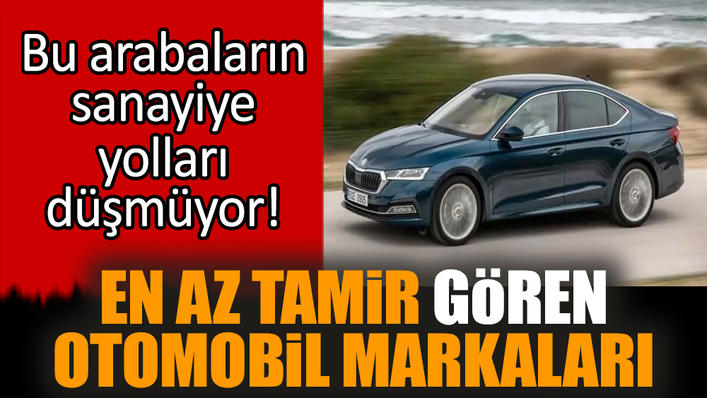 En az tamir gören otomobil markaları