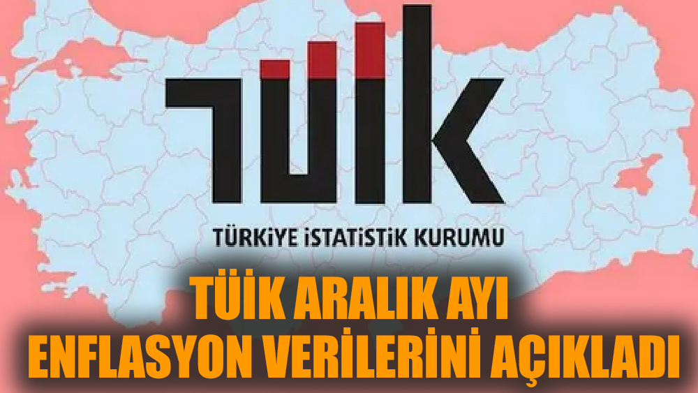 TÜİK Aralık Ayı Enflasyon Verilerini Açıkladı