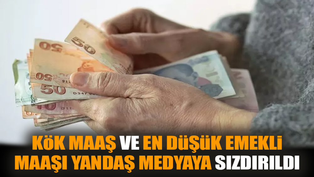 Kök maaş ve en düşük emekli maaşı yandaş medyaya sızdırıldı