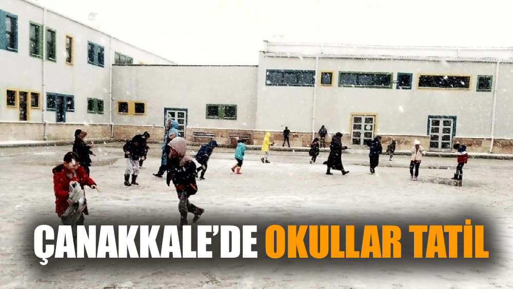 Çanakkale'de eğitime ara verildi